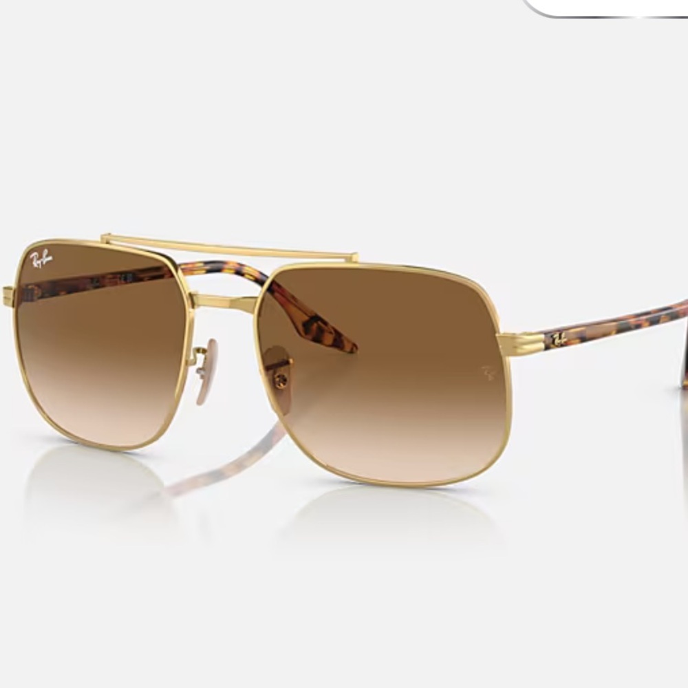 Ray-Ban Havana Aviators - Gold